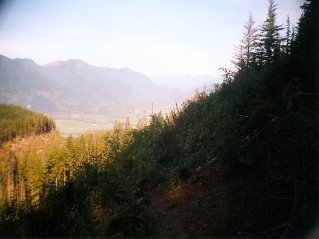 Viewpoint, looking north east, Sumas Mountain 1999-10.